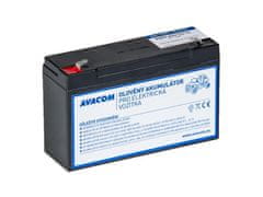 Avacom Náhradné batérie (olovený akumulátor) 6V 12Ah do vozidlá Peg Perego F1