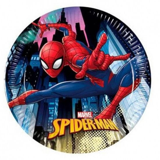 Procos Papierové taniere Spider-man v útoku - 8 ks / 20 cm
