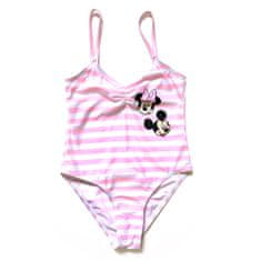Eplusm Dievčenské jednodielne plavky Minnie Mouse Tropical 116–122 / 6–7 rokov Ružová
