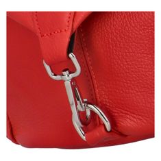 Delami Štýlový dámsky kožený batoh Sonia, červená