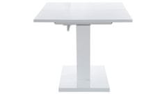 Danish Style Rozkladací jedálenský stôl Alle, 180 cm, biela