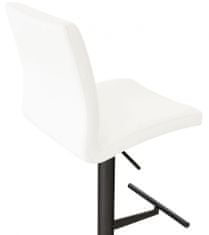 BHM Germany Barová stolička Cadiz, syntetická koža, čierna / biela