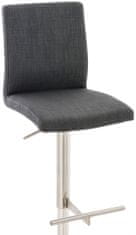 BHM Germany Barová stolička Cadiz, textil, oceľ / tmavo šedá