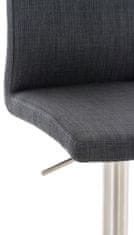 BHM Germany Barová stolička Cadiz, textil, oceľ / tmavo šedá