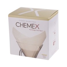 Chemex  Chemex štvorcové papierové filtre - biele - 6, 8, 10 šálok 