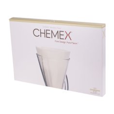 Chemex  Chemex papierové filtre biele, neskladané, pre 3 šálky 
