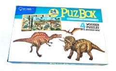 Nero Trade Detské drevené puzzle - Dinosaury