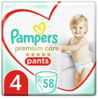 Plienky pampers 4 premium care pants