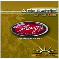 Stagg AC-1356-BR, sada strún pre akustickú gitaru, medium
