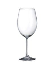 Crystalex Bohemia Crystal poháre na červené víno Lara 40415/450ml (set po 6 ks)