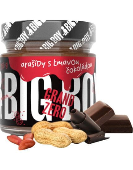 Big Boy Grand Zero s tmavou čokoládou 250 g