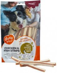 Duvo+ Dôvo + dog Meat! Chicken & fish strips 80 g