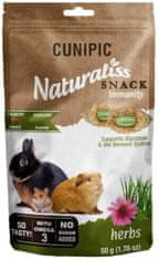 Cunipic Naturaliss snack Immunitiy pre drobné cicavce 50 g