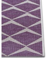 NORTHRUGS Kusový koberec Jaffa 105240 Purple violet Cream 70x300