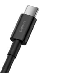 BASEUS Superior kábel USB / USB-C 66W 6A 1m, čierny