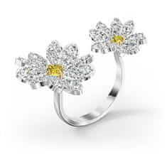 Swarovski Letný kvetinový prsteň s kryštálmi Swarovski Eternal Flower 5534948 (Obvod 52 mm)