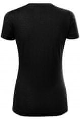 Malfini Dámske tričko z Merino vlny, čierna, XS