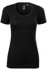 Malfini Dámske tričko z Merino vlny, čierna, XS