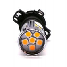 motoLEDy LED žiarovka PY24W 12V CANBUS silná oranžová 1400lm