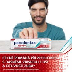 Parodontax zubná pasta pre Ďasná + Dych & Citlivé zuby Whitening 2x75 ml