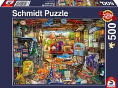 Schmidt Puzzle Blší trh v garáži 500 dielikov