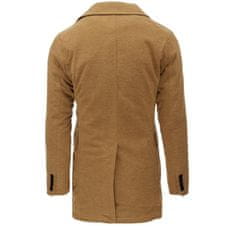 Dstreet Hnedý panský zimný kabát cx0362 XL