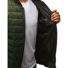 Dstreet Pánska NEWSTYLE bunda prešívaná bomber jacket zelená tx2211 XL
