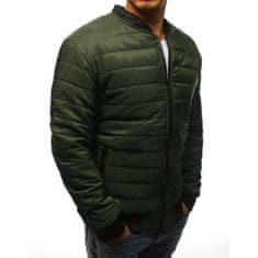Dstreet Pánska NEWSTYLE bunda prešívaná bomber jacket zelená tx2211 XL