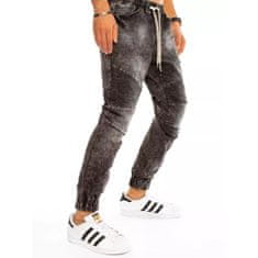 Dstreet Pánske džínsové nohavice tmavosivé ux3225 s30