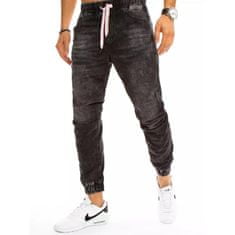 Dstreet Pánske džínsové nohavice čierne ux3226 s30