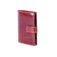 BUFFALO Hnedá kožená peňaženka s chlopňou CE-PR-D1072L-VTU.84_281568 Univerzálne
