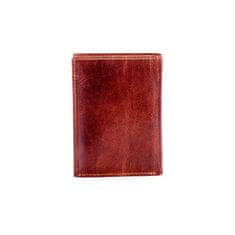 BUFFALO Hnedá kožená peňaženka s vyrazenou značkou CE-PR-N4-VTU.90_281608 Univerzálne