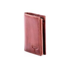BUFFALO Hnedá kožená peňaženka s reliéfom CE-PR-N890-VTU.78_281621 Univerzálne