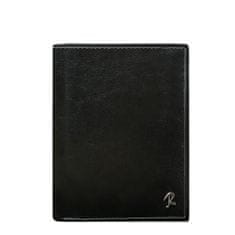 Rovicky Čierna kožená pánska peňaženka so zámkom proti krádeži CE-PR-N4-BSR-VT.51_288980 Univerzálne