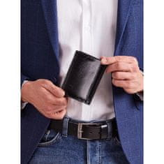 LOREN Pánska čierna kožená peňaženka bez zapínania CE-PF-N4-VTL.71_290385 Univerzálne