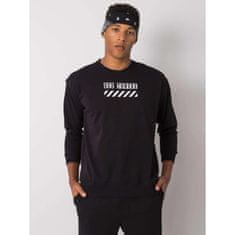LIWALI Pánske čierne tričko s potlačou Maxton LIWALI TSUK-K21-000183_371860 XL