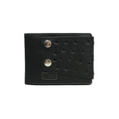 LOREN Pánska kožená peňaženka so zapínaním azura čierna CE-PR-905-CL.97_289653 Univerzálne