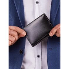 LOREN Vertikálna čierna peňaženka pre mužov CE-PF-N4-BAU.20_301023 Univerzálne