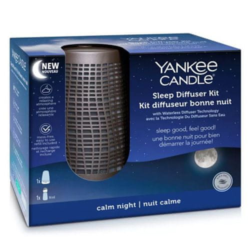 Yankee Candle Elektrický difuzér , Pre pokojný spánok, 13,4 x 15 cm, farba bronzová