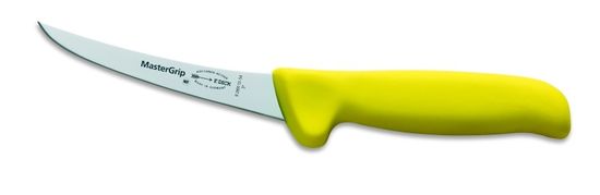 F. Dick Špeciálny vykosťovací nôž so zahnutou čepeľou, svetložltý, neohybný, dĺžka 13 cm
