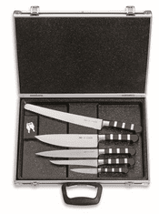 F. Dick 1905 Magnetický kufrík šéfkuchára s nožmi a príslušenstvom, 6 kusov