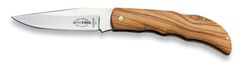 F. Dick Vreckový skladací nôž s rukoväťou z olivového dreva, dĺžka 9 cm