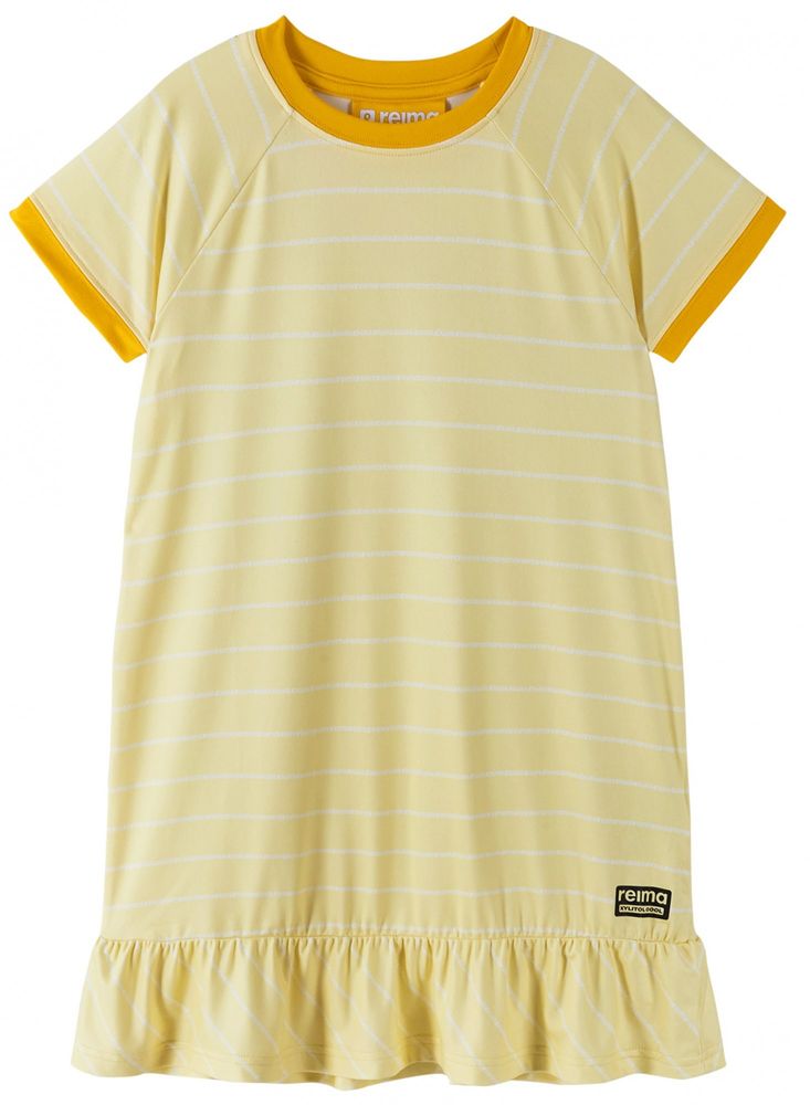 Reima dievčenské funkčné šaty UV 40+ Tuulonen 535057-2621 žlté 116