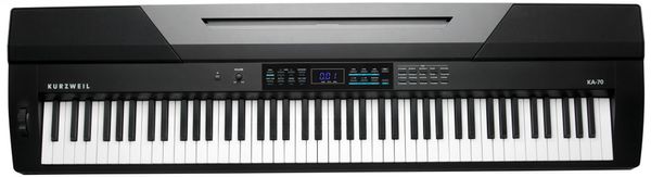digitálne piano kurzweil KA70 krásny vzhľad nastaviteľná dynamika úderu usb midi vstavané reproduktory nastaviteľná dynamika úderu lcd displej