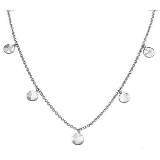 Rosefield Oceľový náhrdelník s peniažky Iggy JTCWS-J098