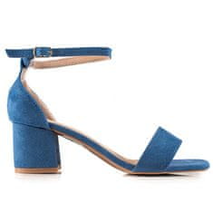 Vinceza Dámske sandále 87599 + Nadkolienky Gatta Calzino Strech, odtiene modrej, 36