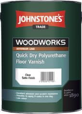 Johnstone's Quick Dry Polyurethane Floor Varnish - podlahový lak, Lesklý, 5L