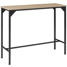 tectake Barový stôl Kerry 120x40x100,5cm - Industrial svetlé drevo, dub Sonoma