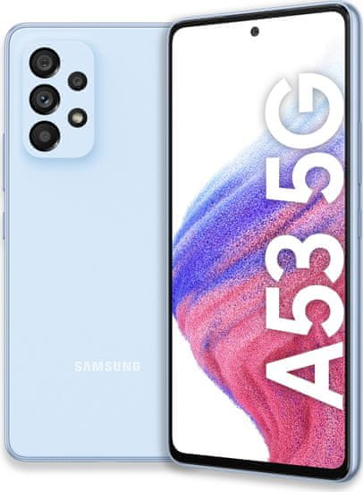 SAMSUNG Galaxy A53, 8GB/256GB, Blue - zánovné