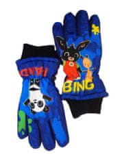 SETINO Chlapčenské lyžiarske rukavice Bing a Panda 7–8 rokov Modrá